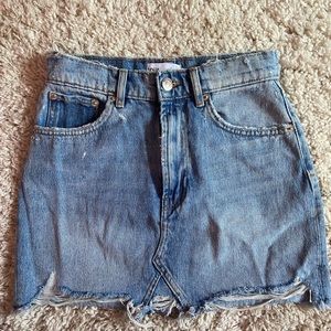 Zara mini jean skirt